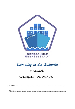 Deckblatt des Bordbuchs der Oberschule Überseestadt