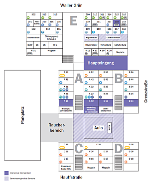 Das Schulgebäude des SZ Grenzstraße und der Oberschule Überseestadt.