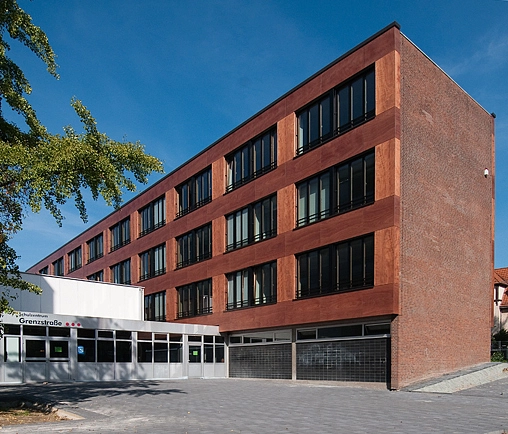 Das Gebäude des Schulzentrums